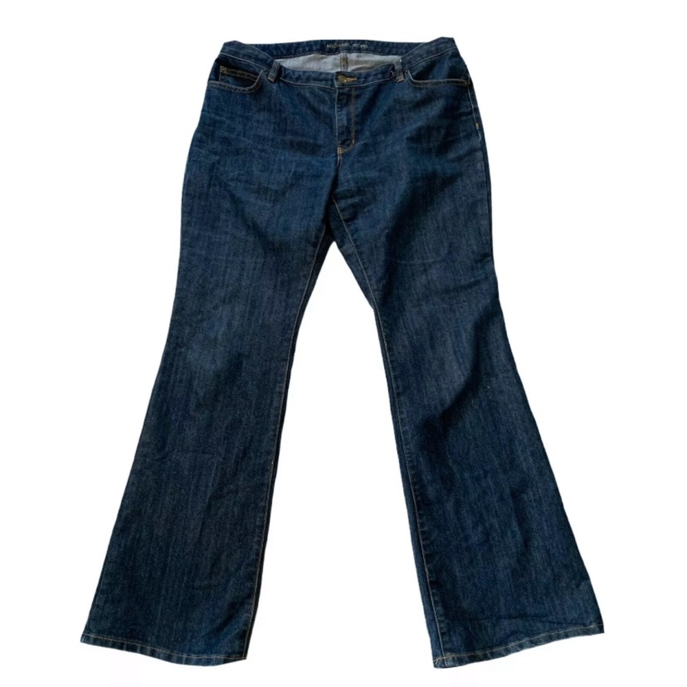 Michael Kors Dark Wash Blue Denim Jeans Womens 14